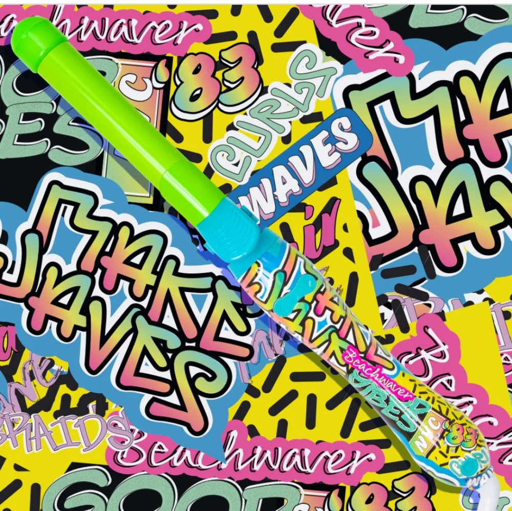 Beachwaver Graffiti rotating iron